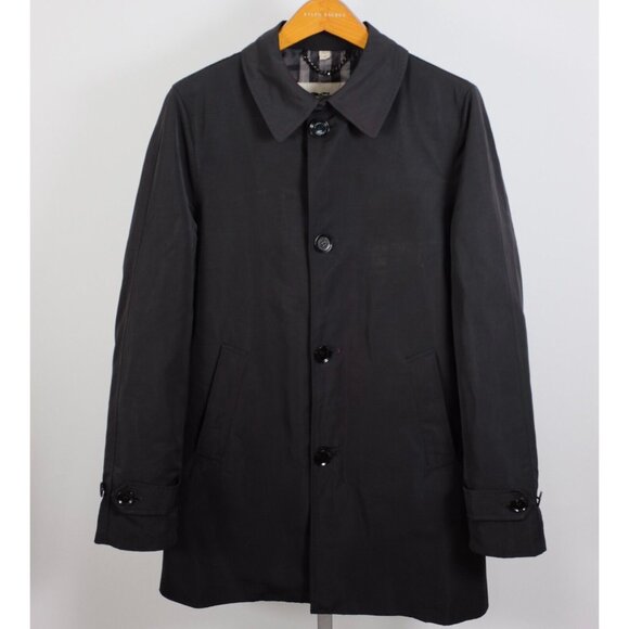 Burberry Prorsum London windbreaker coat sz Medium Nova Check lined black - Picture 1 of 9